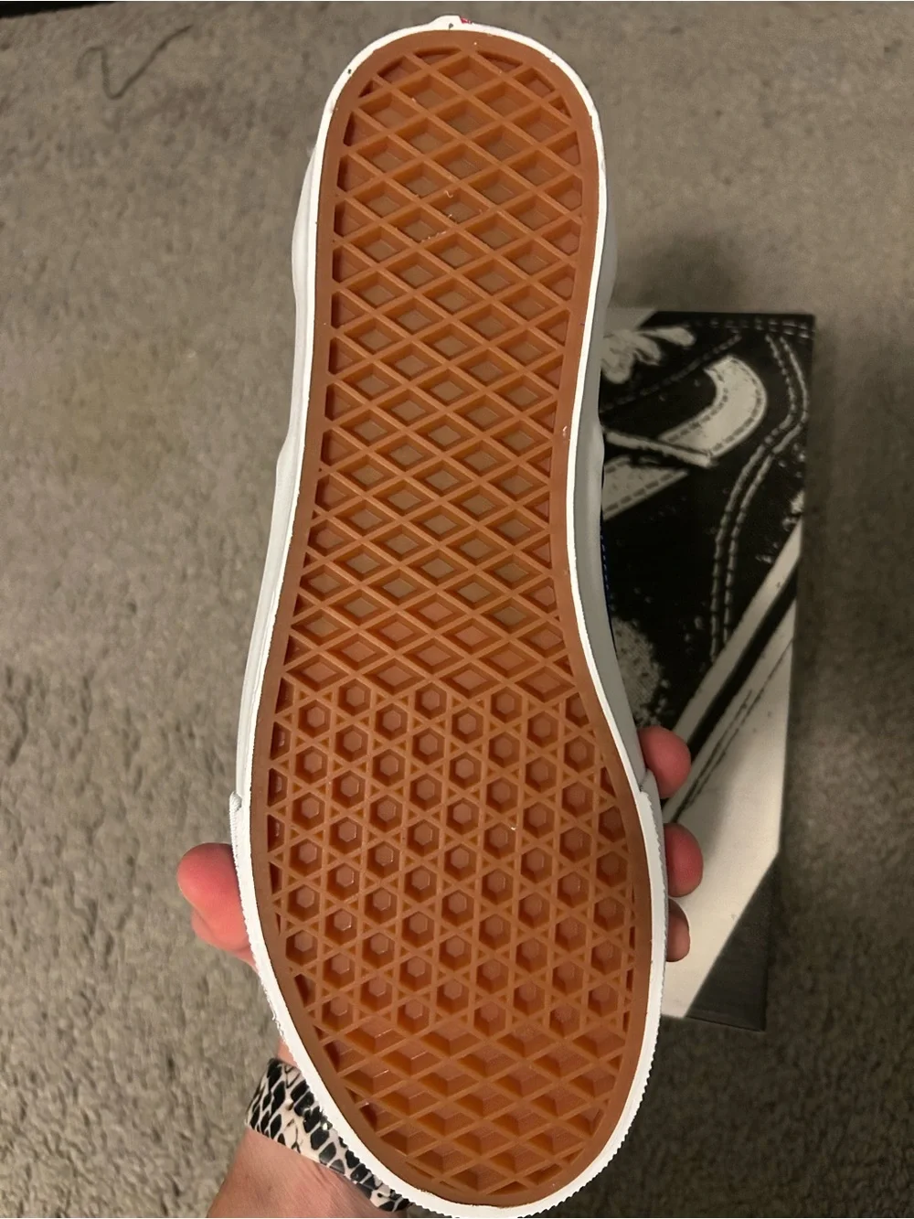 Vans Skate Slip-On Sport Blue Black 10.5 New!!